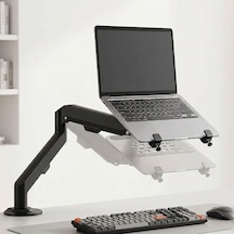 Powermaster Pm-27096 Profesyonel Amortisörlü 2'si 1 Arada Laptop Ve Monitör Standı
