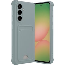 Newface Samsung Uyumlu Galaxy A36 Kılıf Kelvin Kartvizitli Silikon - Açık Yeşil Açık Yeşil
