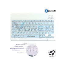 Pl-366 Bluetooth Kablosuz Klavye Type-c Şarjlı, Tablet Telefon Pc Uyumlu