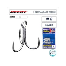 Decoy Y-s21 Standart Treble Üçlü İğne Tın 6 6 Adet