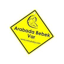 Miny Baby Arabada Bebek Var İkazı