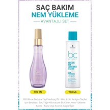 Barbary Fig Finishing Oil - Besleyici Saç Yağı + Bc Clean Nem Yükleme Kremi