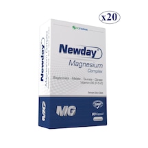 Newday Magnezyum Complex 20 x 60 Kapsül