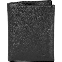 Daniel Klein Dkl1344-1 Gerçek Deriden Üretilme Siyah Erkek Cüzdan&kartlık Siyah