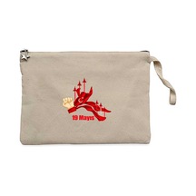 19 Mayıs Jet Türk Bayrağı Krem Clutch Astarlı Cüzdan / El Çantası
