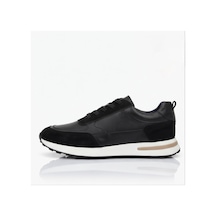 Crc Ayakkabı Premium %100 Hakiki Deri Hakiki Erkek Sneaker / Şık Ve Rahat Spor Ayakkabı Siyah7