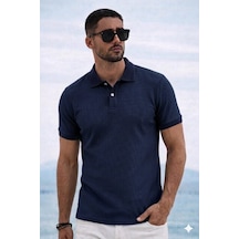 Coupon Polo Yaka Tshirt - Lacivert Lacivert