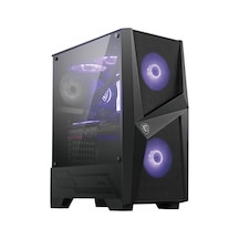 MSI MAG Forge 100M Temperli Cam 2x RGB 1x120 MM Fan ATX Bilgisayar Kasası