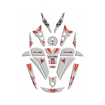 Yamaha Mt25 2020 - 2024 Uyumlu Full Tank Pad Set 008 Standart