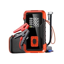 5 İ 1 Arada Şarjlı Akü Takviye Cihazı Auhma Powerbank Özellikli Acil Durum Ateşleyici + Kompresör