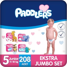 Bebek Bezi 5 Numara Junior 11-18 Kg 208 Adet Ekstra Set