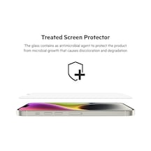 Ultraglass İphone 14 Plus, İphone 13 Pro Max Ekran Koruyucu, Antimikrobiyal İşlem Görmüş, Kabarcıksız Uygulama Ve Kurulum Kılavuzu Tepsisi Dahil, 9h Sertlik Testi Yapıldı, Temperli Cam