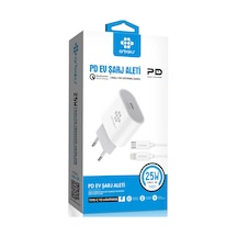 25w Pd Qc3 Type-c To iPhone Uyumlu Şarj Aleti Arbaks Arb-013l