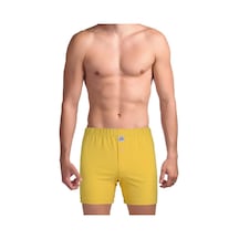 The Don Traditional Uzun Paçalı Erkek Boxer Sarı Renk The Don Traditional Uzun Paçalı Erkek Boxer Sarı Renk