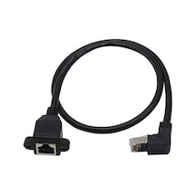 90 Derece Rj45 Uzatma Kablosu 0.5 Metre 90 Derece İnternet Uzatma Kablosu
