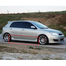 Toyota Auris Yan Marşpiyel Seti Plastik 2 Adet Mat Siyah 2010 2011 2012 2013 2014 2015 Karlık+ek+bodykit