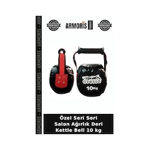 Özel Seri Seri Salon Ağırlık Deri Kettle Bell 10 Kg