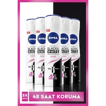 Nivea Invisible Black&White Clear Kadın Deodorant 5 x 150 ML
