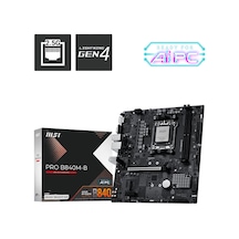 Msı Pro B840m-b Ddr5 Hdmı-vga Pcıe 4.0 Am5 Matx-219337