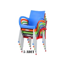 Holiday Sümela Metal Ayaklı Kollu Sandalye 5 Renk