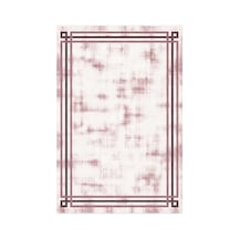 Kartela Halı Rilo Halı Kaymaz Taban Makinede Yıkanabilir Halı Gül Kurusu - 180 X 270 Cm