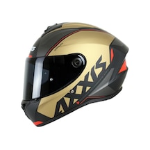 Motosiklet Full Face Draken S Mat Kırmızı-kahverengi A9 V.2 Motor Kaskı Çok Renkli
