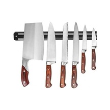 Mıknatıslı Bıçak Askısı Kepçe Tutucu Bıçak Tutucu Mıknatıs Askılığı 33 Cm Metal Siyah Tr Diğer