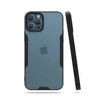 Newface - 213 - İphone 12 Pro Max Kılıf Platin Silikon - Ece-umay - - Siyah