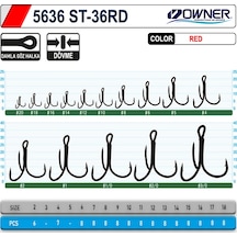 Owner 5636 St-36rd Red Çarpma İğne 2