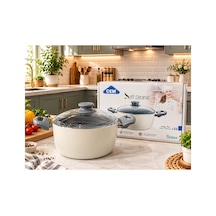 Seramik 24 Cm Derin Tencere Gri - 935919985 Gri