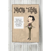 Nikola Tesla Bilimsel Poster