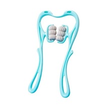 Çok Fonksiyonlu Manuel Altı Tekerlekli Boyun Masaj Aleti Mavi