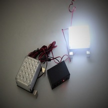 Flaşlı İkaz Lambası 40 Led Beyaz / Lapa16-1