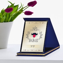 Kişiye Özel Yılın En İyi Babası Lacivert Plaket Ödülü - 2