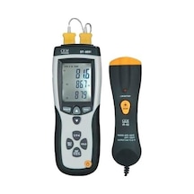 Dt 8891 Çift Termokupl Girişli Ve Lazerli Termometre