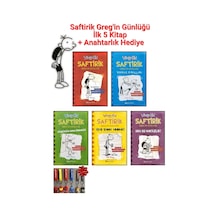 Saftirik Greg'in Günlüğü 1,2,3,4,5 - İlk 5 Kitap Set + Anahtarlık Hediyeli
