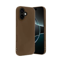 Apple iPhone Uyumlu,  17 First Silikon - Kahverengi