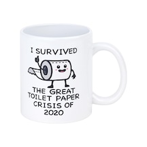 Lebihmurah Generic Sevimli Karikatür Kahve Fincanı Beyaz Kupa Genç Kişilik Seramik Bardak - Beyaz