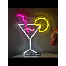 Led Işıklı Kokteyl Tablo