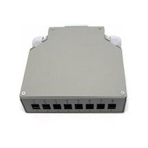 Beek Bn-fpdın-8lcd 8 Port Lc-dx Couplers Din Rail Fiber Optik Patch Panel