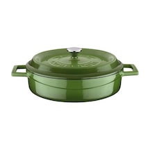Lava Metal Dökme Demir Tencere, Yeşil, 28 Cm Genel