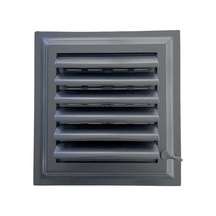 45x45 Antrasit Gri Plastik Banyo Menfezi Havalandırma Menfezi
