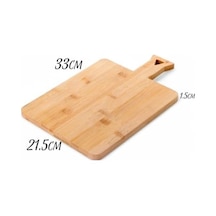 Bambu Kesme Tahtası Antibakteriel Yıkanabilir Doğrama Tahtası Dikdörtgen 33cm 21,5cm 12v
