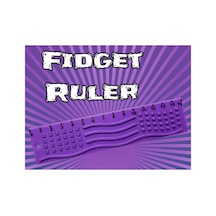 Alvera Dokunsal Fidget Cetveli 3d Baskı Kabartmalı Stres Ve Odaklanma Oyuncağı - Mor