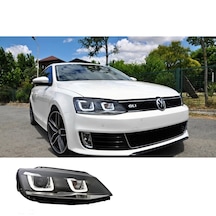 Vw Jetta 2011.2018 Uyumlu Çift U Mercekli Far