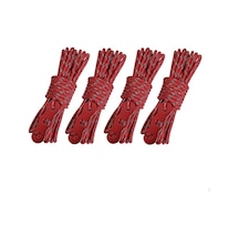 Novahub Kırmızı 4 Adet Kamp Çadırı Kabloları Açık Adam Hatları Dişli Hayatta Kalma Hafif Rüzgar Halatı Yansıtıcı Kırmızı Kırmızı