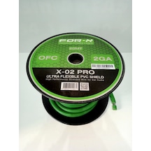 For-x Bakır Amfi Güç Kablosu 2ga 5 Metre - %100 Bakır Ofc 2ga Anfi Power Kablosu