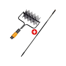 Fiskars 136524 Quickfit Çim Havalandırıcı + Grafit Sap 156 Cm