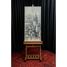 Galata Kulesi Ve Eski Evler