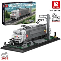 Reobrix Technic 66803 Bb15000 Lokomotif Tren Electric Locomotive Yaratıcı Yapı Blok Seti Building Blocks - 2053 Parça